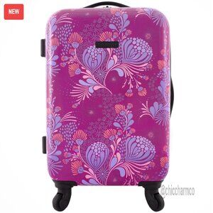 20" Hardside Carry-On Luggage with Spinner Wheels & Secure Lock